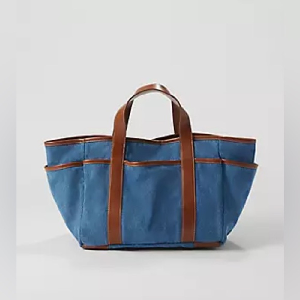 NWT Ann Taylor Denim Weekend bag